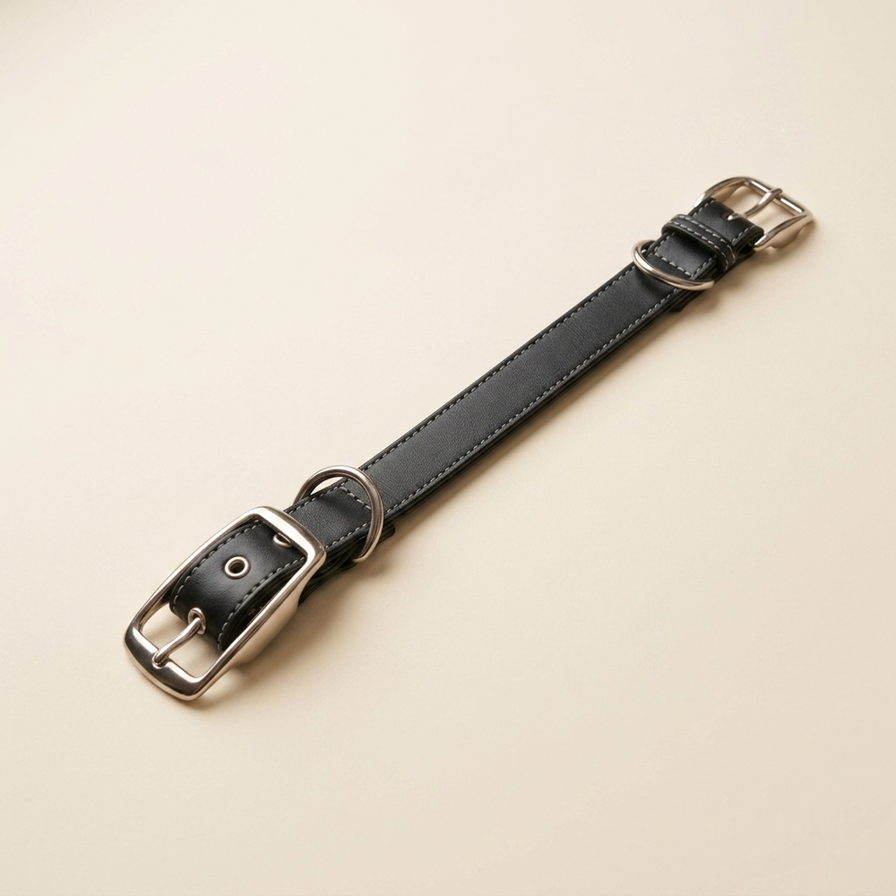 Fern & Hound Collar & Lead Set — apple-leather collar with padded lead